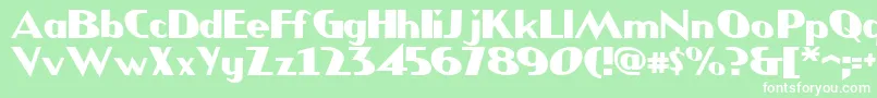 JMH COMICS Font – White Fonts on Green Background