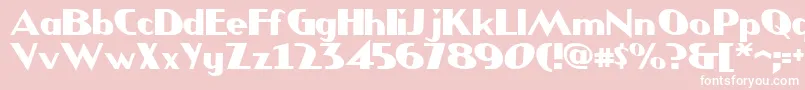 JMH COMICS Font – White Fonts on Pink Background