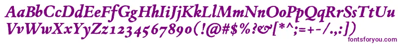 JMH Espinosa BoldItalic Font – Purple Fonts