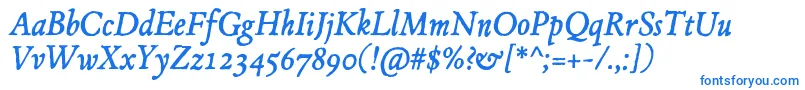 JMH Espinosa Italic Font – Blue Fonts