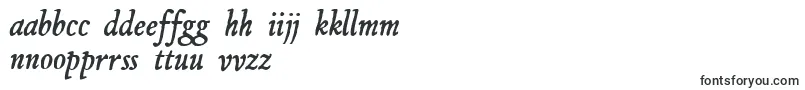 JMH Espinosa Italic-Schriftart – esperanto Schriften