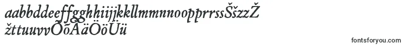 JMH Espinosa Italic-Schriftart – estnische Schriften