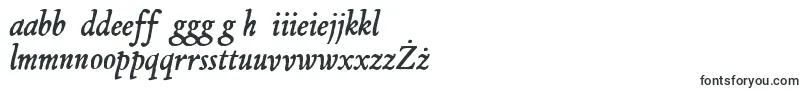 JMH Espinosa Italic-Schriftart – maltesische Schriften