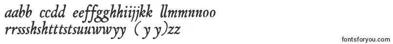 JMH Espinosa Italic-Schriftart – haussa Schriften
