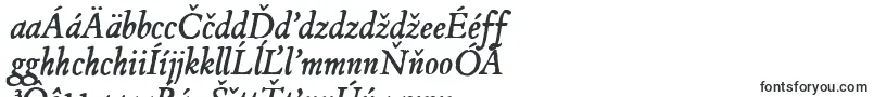 JMH Espinosa Italic-Schriftart – slowakische Schriften