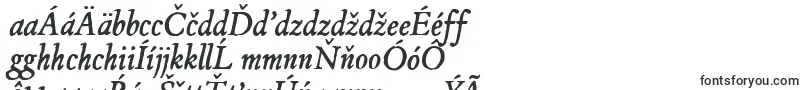 Weitere Informationen zur JMH Espinosa Italic-Schriftart JMH Espinosa Italic-Schriftart – slowakische Schriften