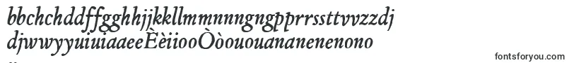 JMH Espinosa Italic-Schriftart – kreolische Schriften