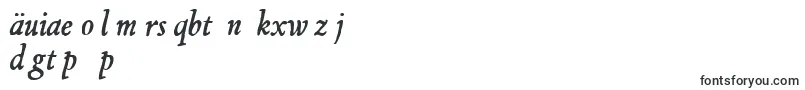 JMH Espinosa Italic-Schriftart – amharische Schriften