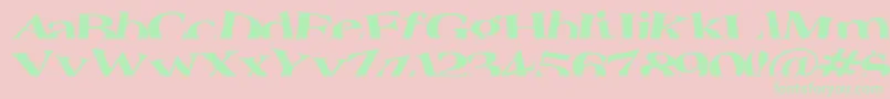 Más sobre la fuente Troug fuente Troug – Fuentes Verdes Sobre Fondo Rosa