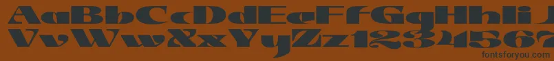 JMH Jezail Font – Black Fonts on Brown Background