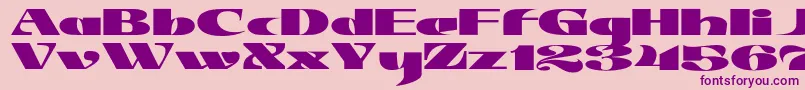 JMH Jezail Font – Purple Fonts on Pink Background