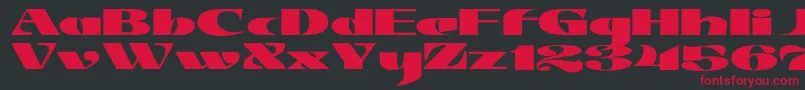 JMH Jezail Font – Red Fonts on Black Background
