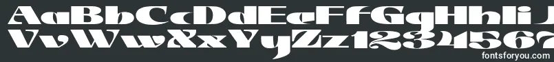 Шрифт JMH Jezail – белые шрифты