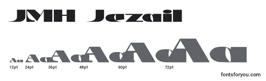 JMH Jezail Font Sizes