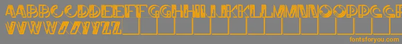 fuente JMH Linart II Caps – Fuentes Naranjas Sobre Fondo Gris