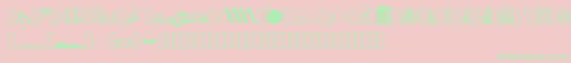 fuente JMH Moreneta Dingbats – Fuentes Verdes Sobre Fondo Rosa