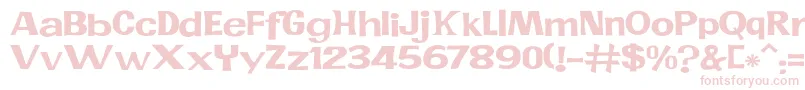 JMH PR EXP Font – Pink Fonts on White Background
