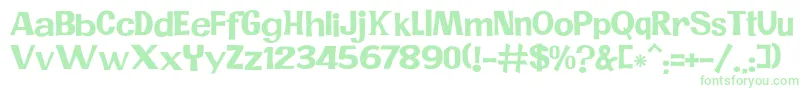 JMH PR Font – Green Fonts