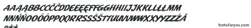 fuente JMH Pulp PaperbackBold Italic – fuentes polaca