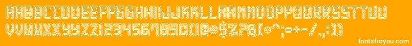 JMH Robotus Font – White Fonts on Orange Background