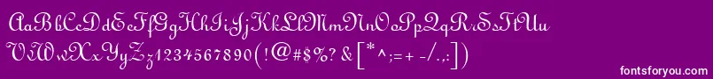 More about LatriciaRegular Font LatriciaRegular Font – White Fonts on Purple Background