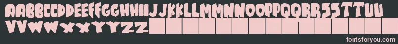 JMH TALES Font – Pink Fonts on Black Background