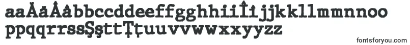 JMH Typewriter Black Font – Romanian Fonts