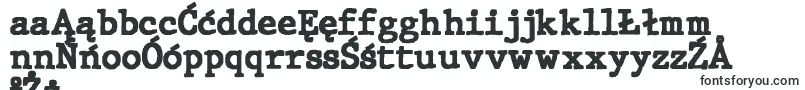 JMH Typewriter Black Font – Polish Fonts