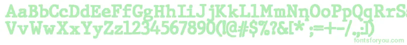 JMH Typewriter Black Font – Green Fonts