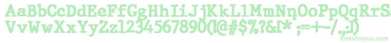 JMH Typewriter Black Font – Green Fonts