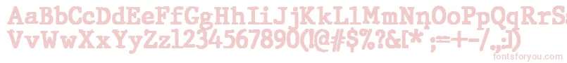 JMH Typewriter Black Font – Pink Fonts