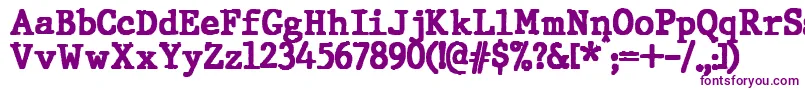 JMH Typewriter Black Font – Purple Fonts