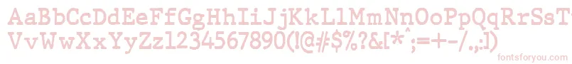 JMH Typewriter Bold Font – Pink Fonts