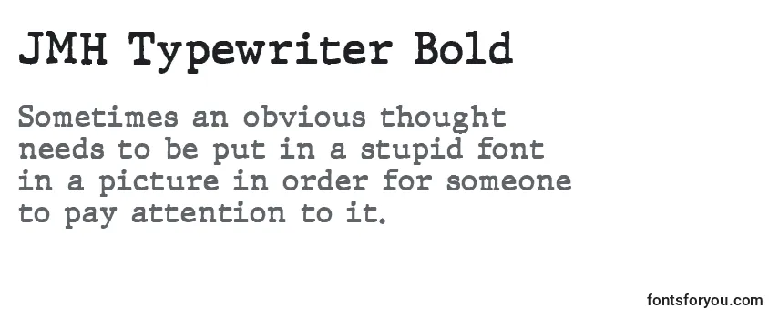 JMH Typewriter Bold (130949) Font