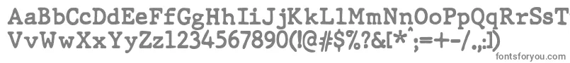 JMH Typewriter dry Bold Font – Gray Fonts