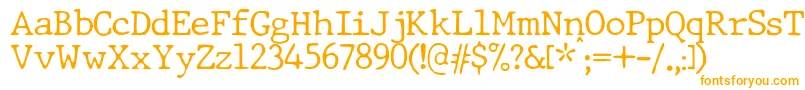 JMH Typewriter dry Thin Font – Orange Fonts