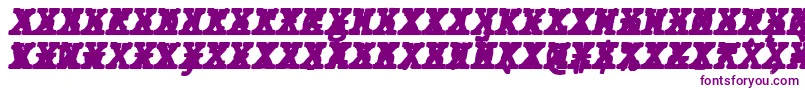 JMH Typewriter mono Black Italic Cross Font – Purple Fonts