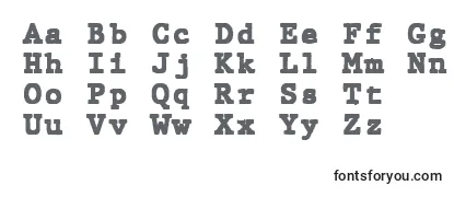 JMH Typewriter mono Black-fontti
