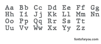 Обзор шрифта JMH Typewriter mono Bold