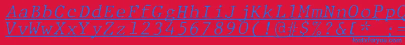 Más sobre la fuente JMH Typewriter mono Fine Italic Under fuente JMH Typewriter mono Fine Italic Under – Fuentes Azules Sobre Fondo Rojo