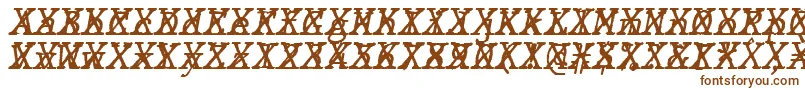 JMH Typewriter mono Italic Cross Font – Brown Fonts