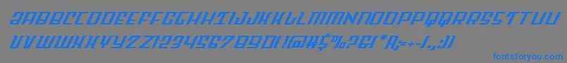 Weitere Informationen zur Skycabital-Schriftart Skycabital-Schriftart – Blaue Schriften auf grauem Hintergrund