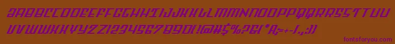 Skycabital Font – Purple Fonts on Brown Background