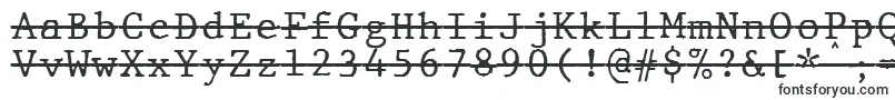 JMH Typewriter mono Over-fontti – Fontit PixelLabille