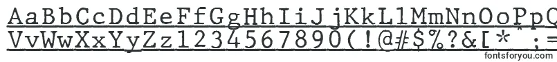 JMH Typewriter mono Under Font – Fonts for PixelLab