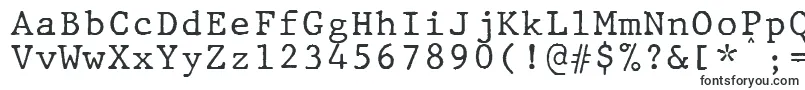 JMH Typewriter mono-fontti – kirjoituskonemaiset fontit