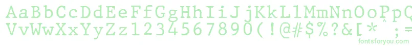 JMH Typewriter mono Font – Green Fonts