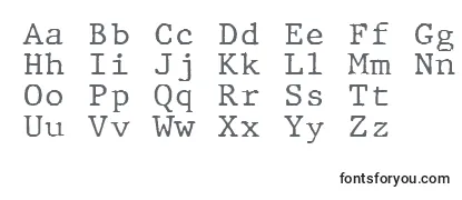 Обзор шрифта JMH Typewriter mono