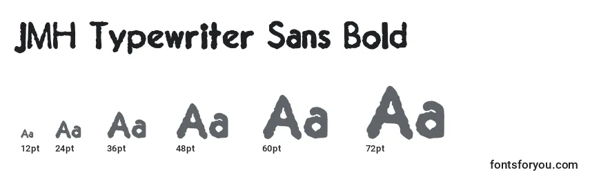 JMH Typewriter Sans Bold Font Sizes