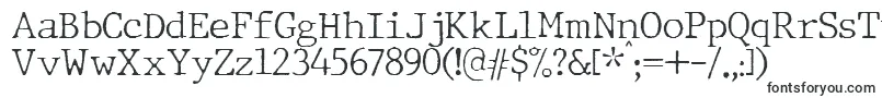 JMH Typewriter Thin Font – Fonts Starting with J